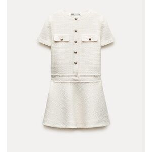 Zara SHORT STRUCTURED DRESS ZW COLLECTION